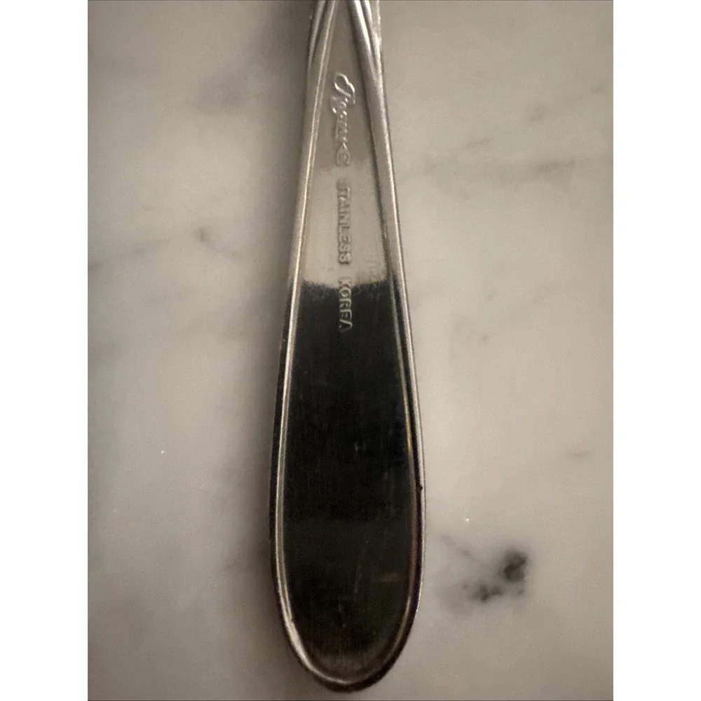 Rogers Stainless Korea Salad Forks  Braided Wheat Pattern Vintage (3)